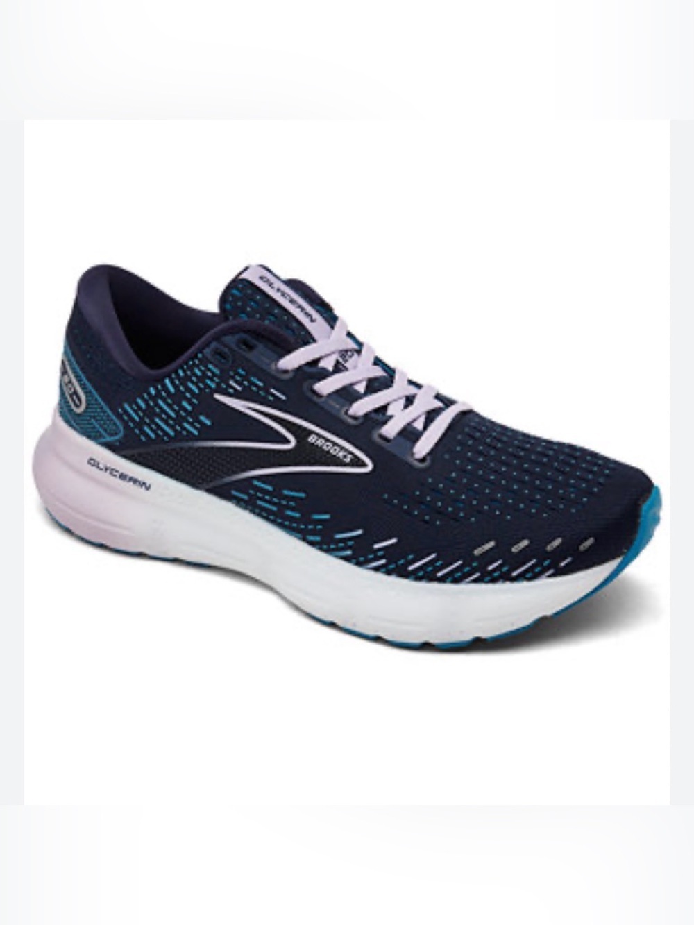 Brooks Navy with Teal Accent Running Shoe